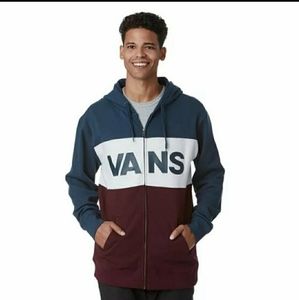 Vans | Shirts | Vans Full Zip Maroon 